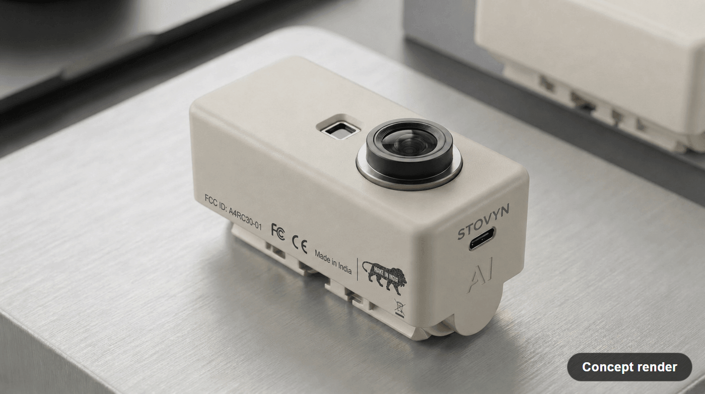 Stovyn Pro with integrated camera